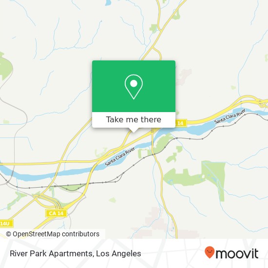 Mapa de River Park Apartments