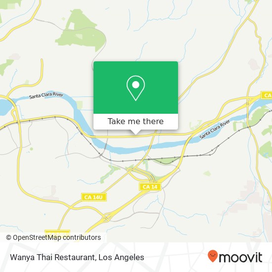 Mapa de Wanya Thai Restaurant