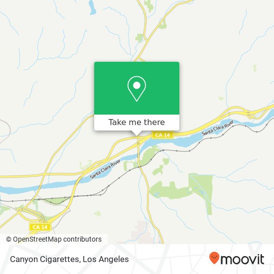 Canyon Cigarettes map