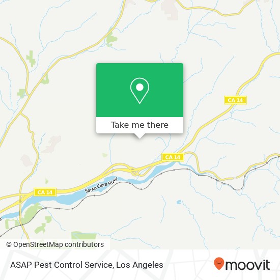 Mapa de ASAP Pest Control Service