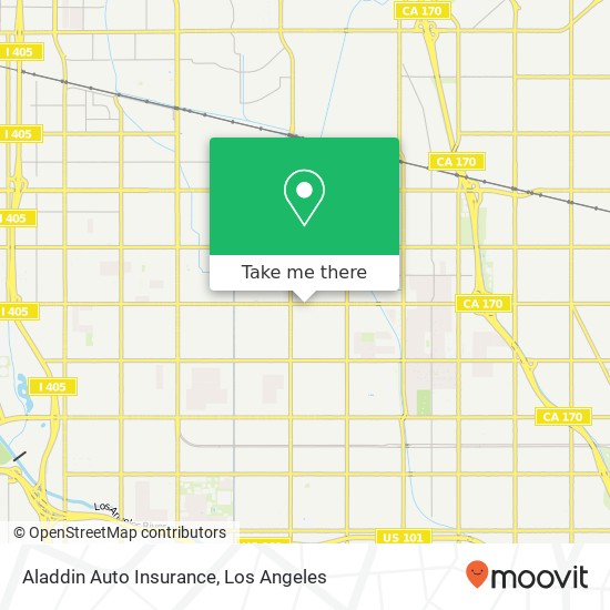 Mapa de Aladdin Auto Insurance