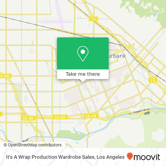 It's A Wrap Production Wardrobe Sales map