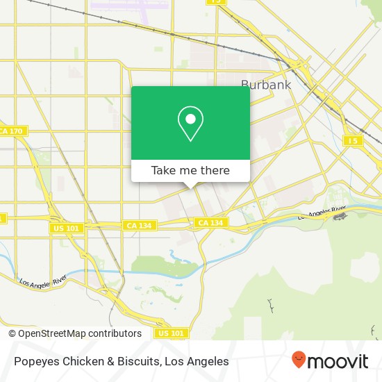 Popeyes Chicken & Biscuits map