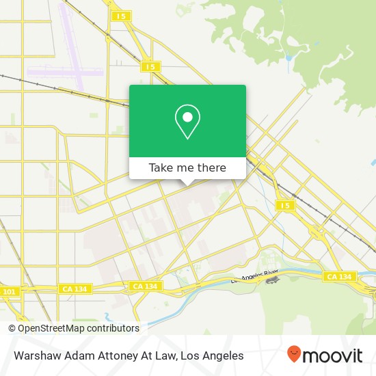 Warshaw Adam Attoney At Law map