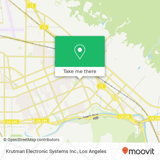 Krutman Electronic Systems Inc. map