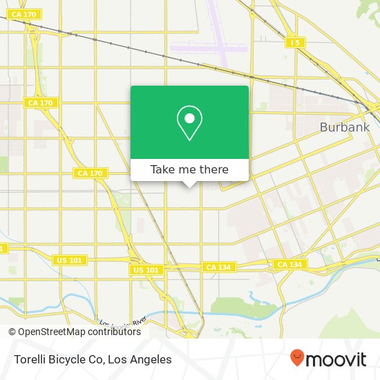 Torelli Bicycle Co map