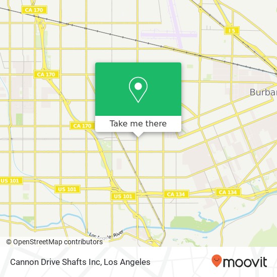 Mapa de Cannon Drive Shafts Inc