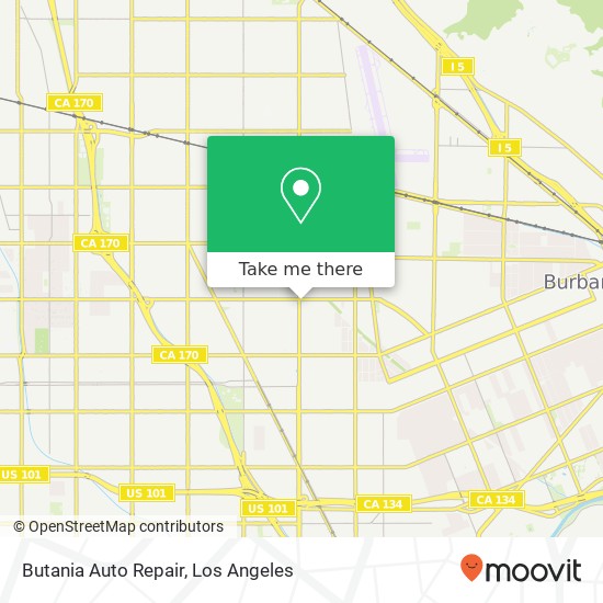 Butania Auto Repair map
