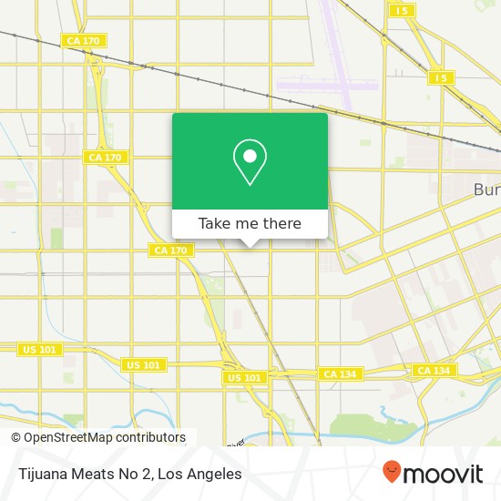 Tijuana Meats No 2 map