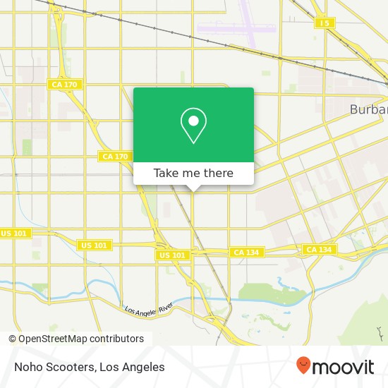 Noho Scooters map