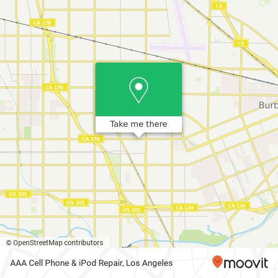 Mapa de AAA Cell Phone & iPod Repair