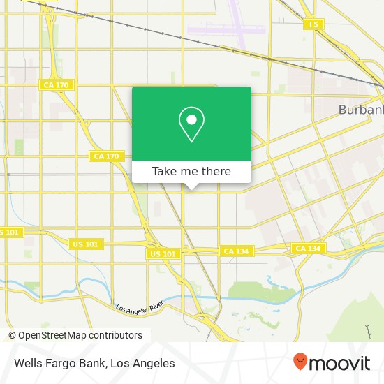 Mapa de Wells Fargo Bank