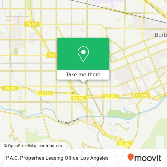 P.A.C. Properties Leasing Office map