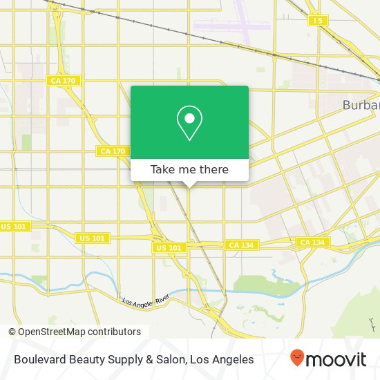 Mapa de Boulevard Beauty Supply & Salon