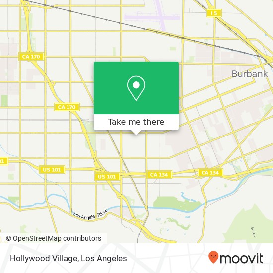 Mapa de Hollywood Village