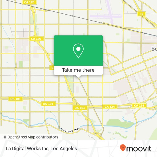 La Digital Works Inc map