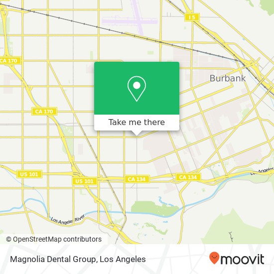 Mapa de Magnolia Dental Group