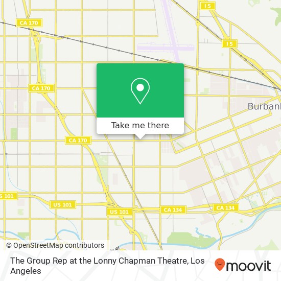 Mapa de The Group Rep at the Lonny Chapman Theatre