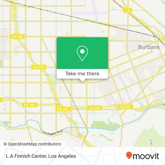 Mapa de L A Finnish Center