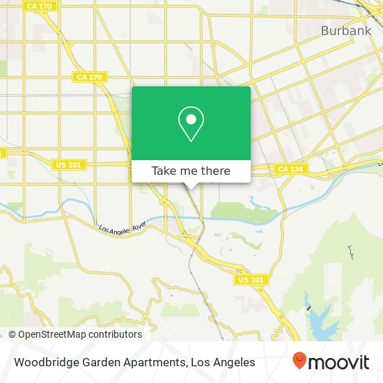 Mapa de Woodbridge Garden Apartments