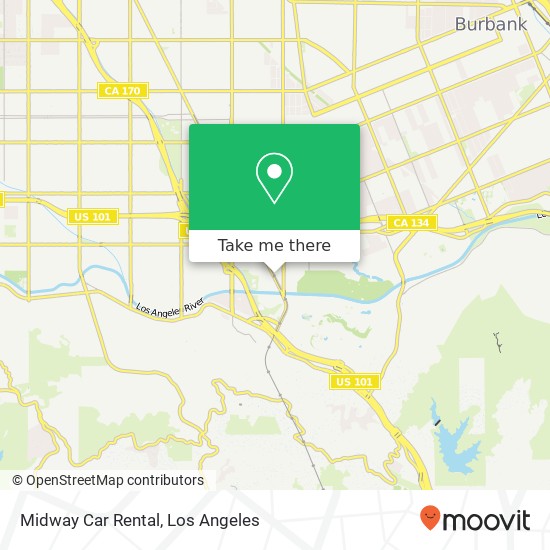 Mapa de Midway Car Rental