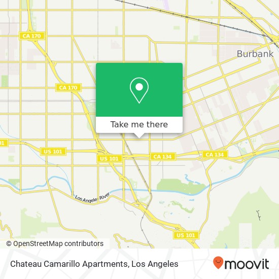 Chateau Camarillo Apartments map