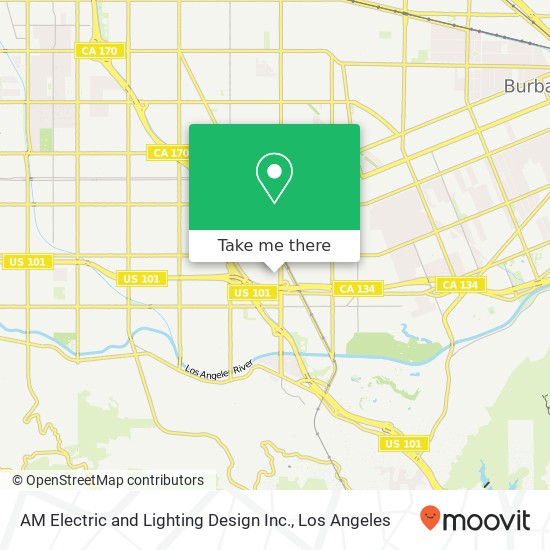 Mapa de AM Electric and Lighting Design Inc.