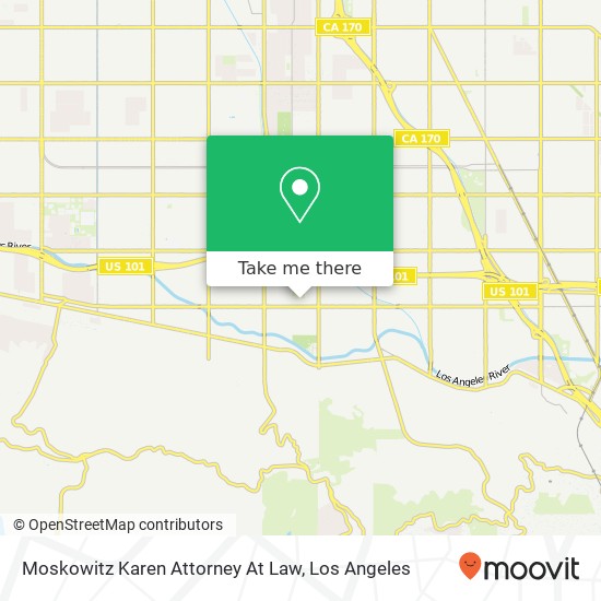 Mapa de Moskowitz Karen Attorney At Law