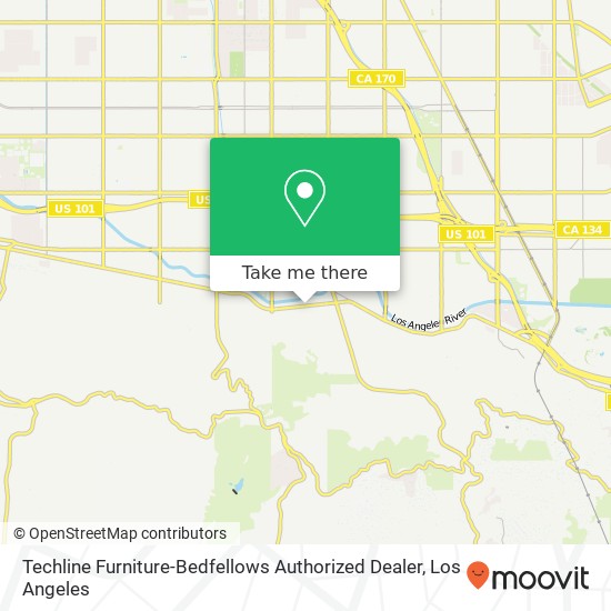 Techline Furniture-Bedfellows Authorized Dealer map