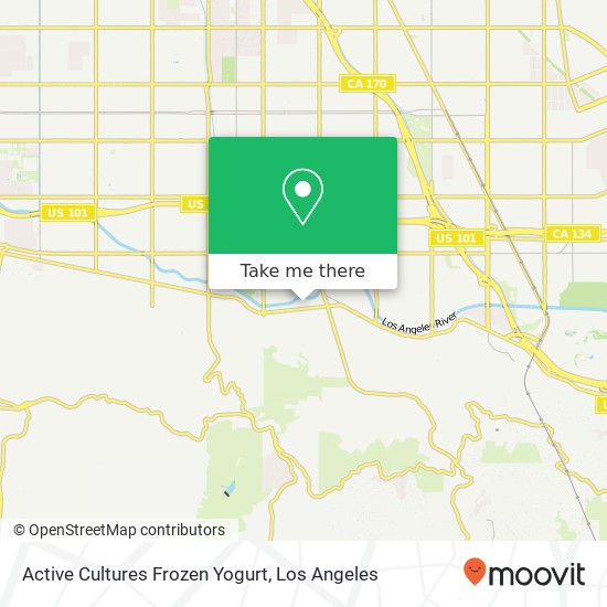 Mapa de Active Cultures Frozen Yogurt