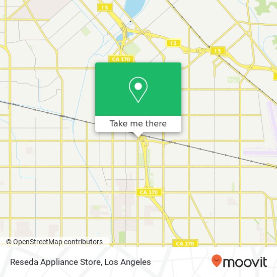 Reseda Appliance Store map