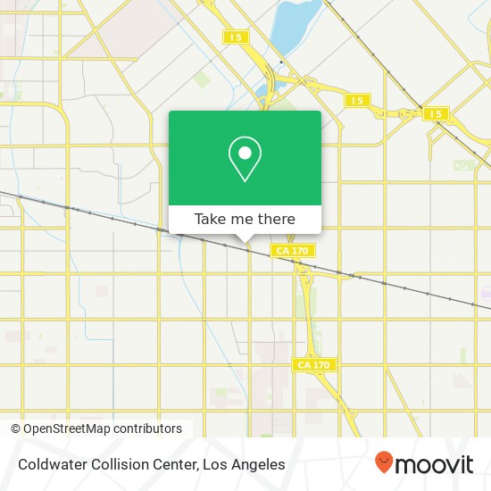 Coldwater Collision Center map