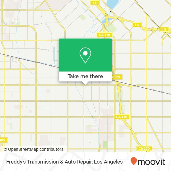 Mapa de Freddy's Transmission & Auto Repair