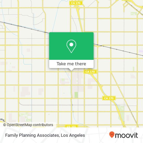 Family Planning Associates map