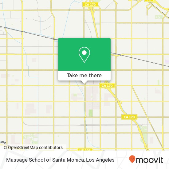 Massage School of Santa Monica map