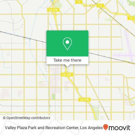 Mapa de Valley Plaza Park and Recreation Center