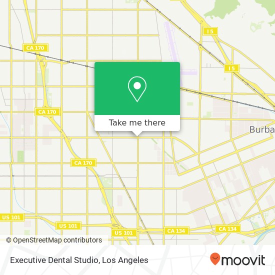 Mapa de Executive Dental Studio