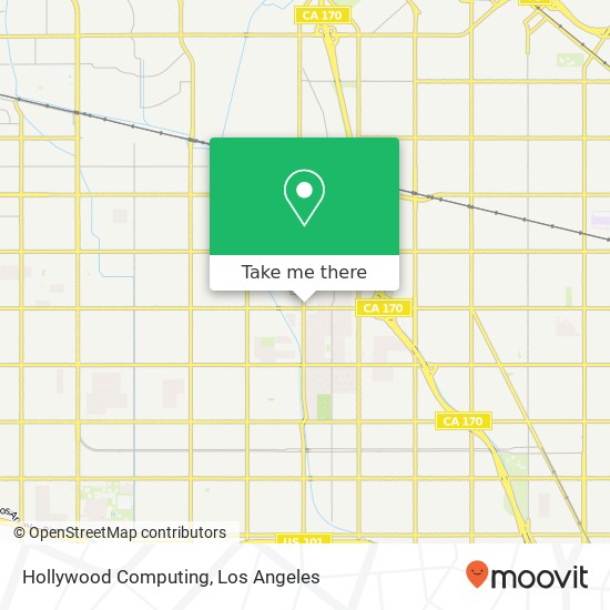 Hollywood Computing map