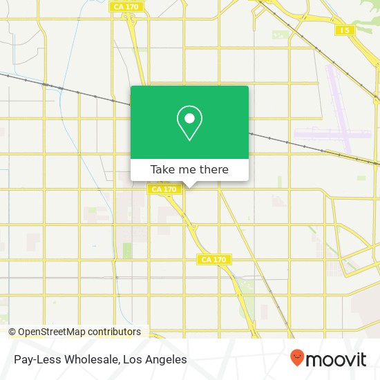 Mapa de Pay-Less Wholesale