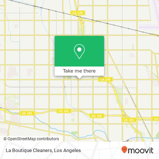 Mapa de La Boutique Cleaners