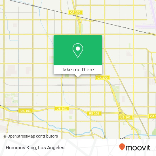Mapa de Hummus King