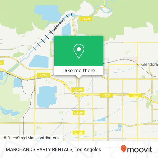 Mapa de MARCHANDS PARTY RENTALS