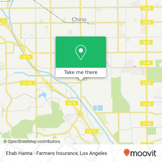 Ehab Hanna - Farmers Insurance map