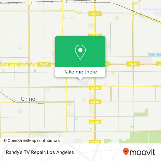 Mapa de Randy's TV Repair