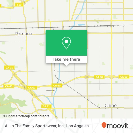 Mapa de All In The Family Sportswear, Inc.