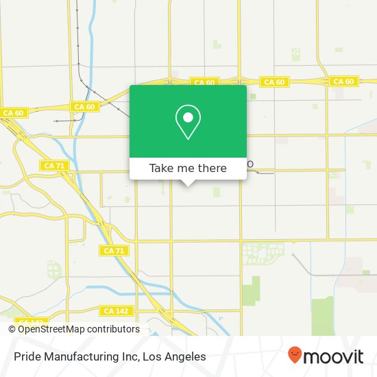 Mapa de Pride Manufacturing Inc