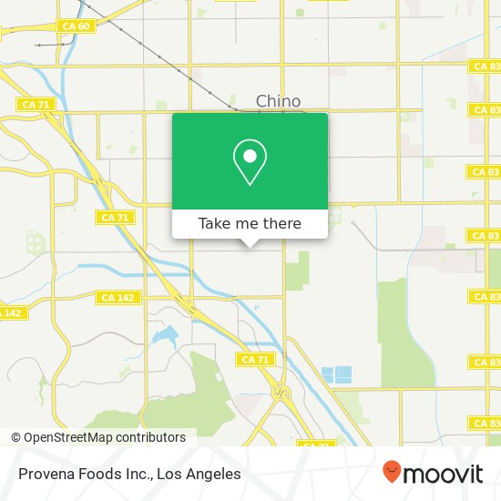 Provena Foods Inc. map