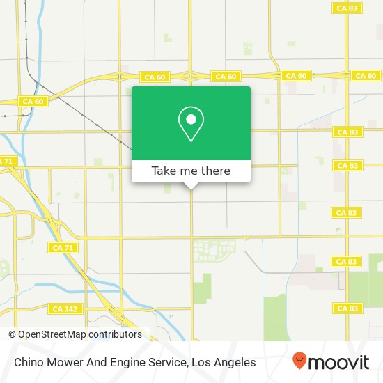 Chino Mower And Engine Service map
