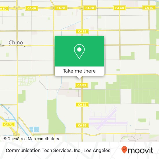 Communication Tech Services, Inc. map