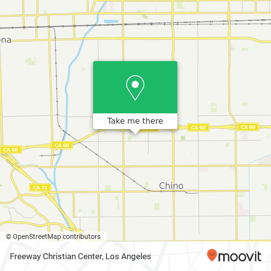 Freeway Christian Center map